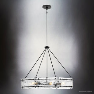 Urban Ambiance - Chandelier - UHP5071 Mediterranean Indoor Chandelier, 24''H x 30
