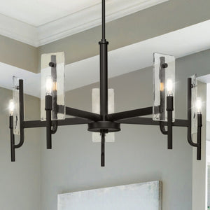 Urban Ambiance - Chandelier - UHP5073 Mediterranean Indoor Chandelier, 16 - 3/4''H x 30