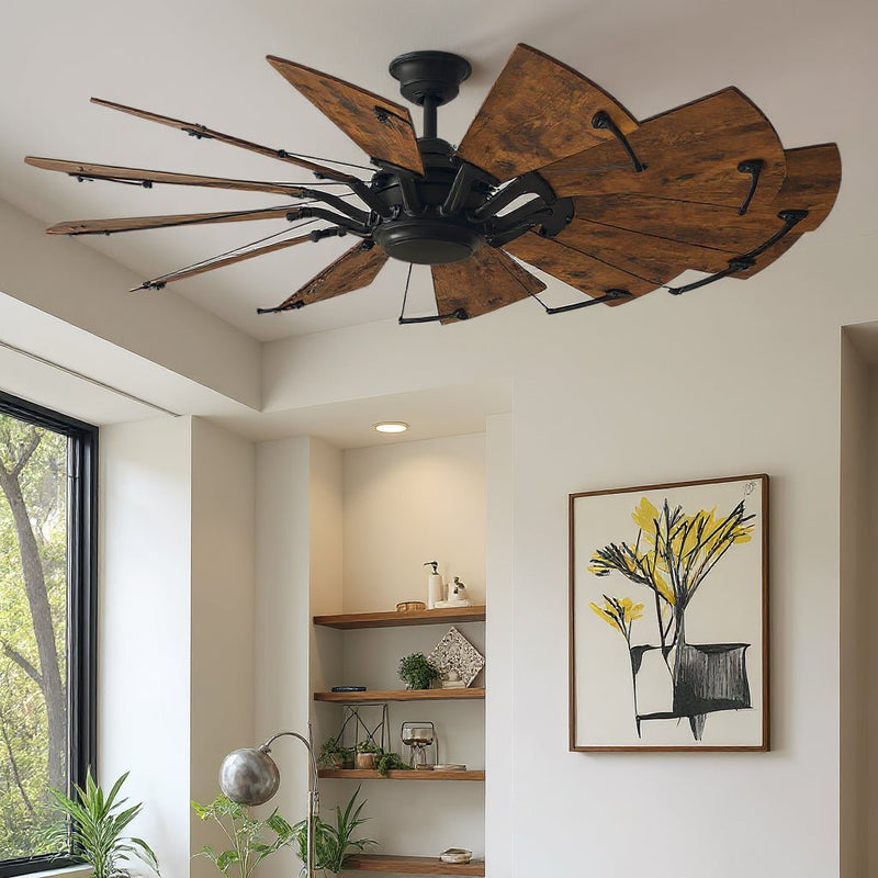 UHP9020 Traditional Indoor Ceiling Fan, 17.3