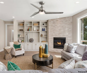 Urban Ambiance - Ceiling Fan - UHP9390 Transitional Indoor Ceiling Fan, 13 - 3/4''H x 52