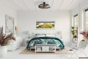 Urban Ambiance - Ceiling Fan - UHP9401 Urban Loft Indoor Ceiling Fan, 13 - 5/8''H x 26