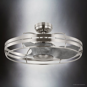 Urban Ambiance - Ceiling Fan - UHP9402 Urban Loft Indoor Ceiling Fan, 13 - 5/8''H x 26