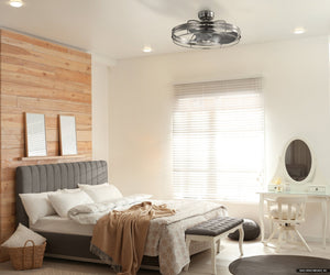 Urban Ambiance - Ceiling Fan - UHP9402 Urban Loft Indoor Ceiling Fan, 13 - 5/8''H x 26