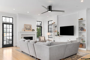 Urban Ambiance - Ceiling Fan - UHP9411 Casual Indoor Ceiling Fan, 9 - 3/4''H x 56