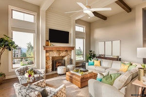 Urban Ambiance - Ceiling Fan - UHP9450 Modern Farmhouse Indoor Ceiling Fan, 15 - 1/2''H x 56