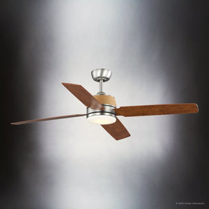 Urban Ambiance - Ceiling Fan - UHP9451 Modern Farmhouse Indoor Ceiling Fan, 15 - 1/2''H x 56