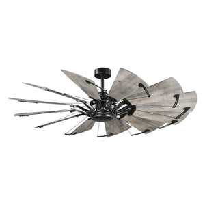 Urban Ambiance - Ceiling Fan - UHP9472 Tuscan Indoor Ceiling Fan, 17 - 3/8''H x 60