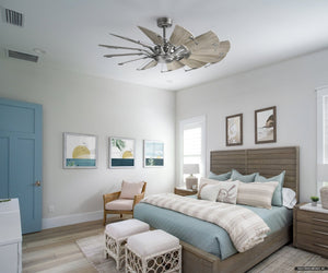 Urban Ambiance - Ceiling Fan - UHP9473 Tuscan Indoor Ceiling Fan, 17 - 3/8''H x 52