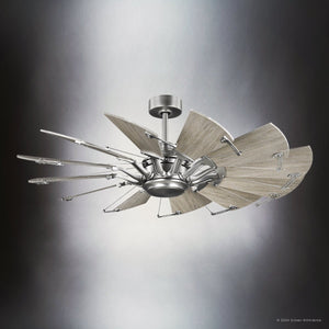 Urban Ambiance - Ceiling Fan - UHP9473 Tuscan Indoor Ceiling Fan, 17 - 3/8''H x 52