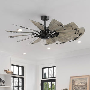 Urban Ambiance - Ceiling Fan - UHP9475 Tuscan Indoor Ceiling Fan, 16 - 1/46''H x 60