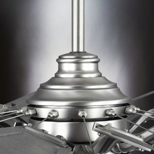 The Urban Ambiance UHP9477 Tuscan Ceiling Fan from the Saybrook Collection showcases a windmill-inspired design with an antique nickel finish and multiple blades, set against a neutral background.