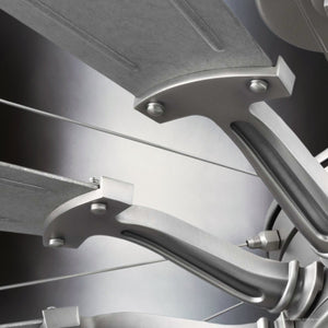 Close-up view of the Urban Ambiance UHP9477 Tuscan Indoor Ceiling Fan, featuring a 60