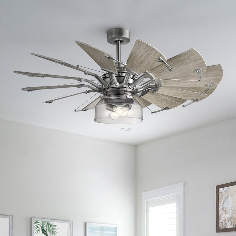 UHP9481 Tuscan Indoor Ceiling Fan, 24-1/8''H x 52