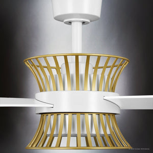 Urban Ambiance - Ceiling Fan - UHP9501 Bohemian Indoor Ceiling Fan, 14 - 3/4''H x 55 - 5/16
