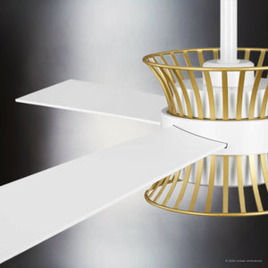 Urban Ambiance - Ceiling Fan - UHP9501 Bohemian Indoor Ceiling Fan, 14 - 3/4''H x 55 - 5/16