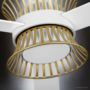 Urban Ambiance - Ceiling Fan - UHP9501 Bohemian Indoor Ceiling Fan, 14 - 3/4''H x 55 - 5/16