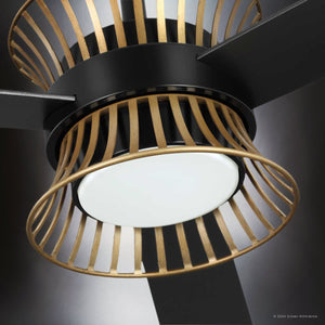 Urban Ambiance - Ceiling Fan - UHP9502 Bohemian Indoor Ceiling Fan, 14 - 3/4''H x 55 - 5/16