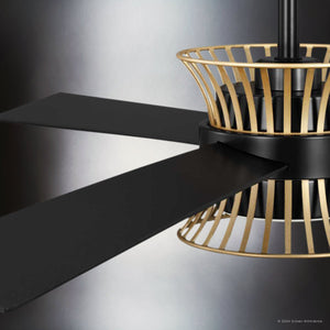 Urban Ambiance - Ceiling Fan - UHP9502 Bohemian Indoor Ceiling Fan, 14 - 3/4''H x 55 - 5/16