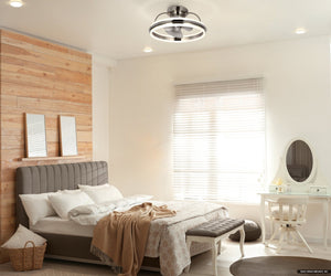 Urban Ambiance - Ceiling Fan - UHP9510 Contemporary Indoor Ceiling Fan, 8 - 3/4''H x 20 - 3/4