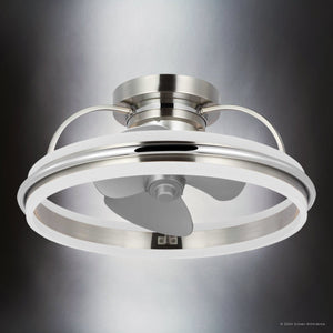 Urban Ambiance - Ceiling Fan - UHP9510 Contemporary Indoor Ceiling Fan, 8 - 3/4''H x 20 - 3/4