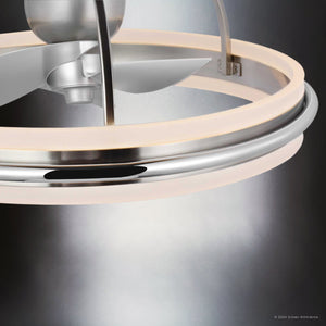 Urban Ambiance - Ceiling Fan - UHP9510 Contemporary Indoor Ceiling Fan, 8 - 3/4''H x 20 - 3/4