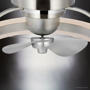 Urban Ambiance - Ceiling Fan - UHP9510 Contemporary Indoor Ceiling Fan, 8 - 3/4''H x 20 - 3/4