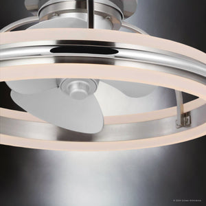 Urban Ambiance - Ceiling Fan - UHP9510 Contemporary Indoor Ceiling Fan, 8 - 3/4''H x 20 - 3/4