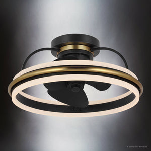 Urban Ambiance - Ceiling Fan - UHP9511 Contemporary Indoor Ceiling Fan, 8 - 3/4''H x 20 - 3/4