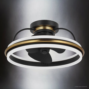 Urban Ambiance - Ceiling Fan - UHP9511 Contemporary Indoor Ceiling Fan, 8 - 3/4''H x 20 - 3/4