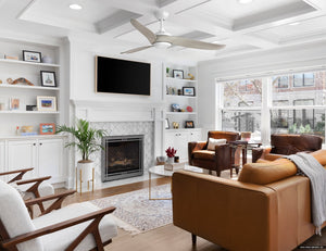 Urban Ambiance - Ceiling Fan - UHP9521 Mid Century Modern Indoor Ceiling Fan, 14 - 1/16''H x 52