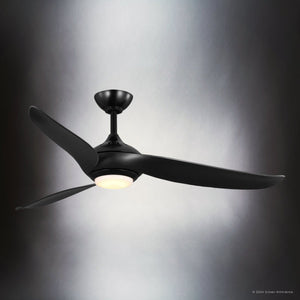 Urban Ambiance - Ceiling Fan - UHP9522 Mid Century Modern Indoor Ceiling Fan, 14 - 1/16''H x 52