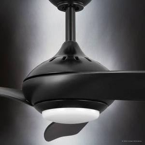 Urban Ambiance - Ceiling Fan - UHP9522 Mid Century Modern Indoor Ceiling Fan, 14 - 1/16''H x 52