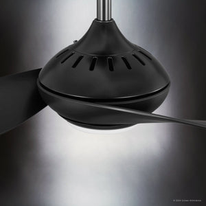 Urban Ambiance - Ceiling Fan - UHP9522 Mid Century Modern Indoor Ceiling Fan, 14 - 1/16''H x 52