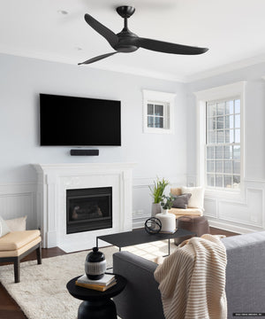 Urban Ambiance - Ceiling Fan - UHP9522 Mid Century Modern Indoor Ceiling Fan, 14 - 1/16''H x 52