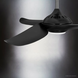 Urban Ambiance - Ceiling Fan - UHP9522 Mid Century Modern Indoor Ceiling Fan, 14 - 1/16''H x 52