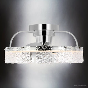Urban Ambiance - Ceiling Fan - UHP9530 Mediterranean Indoor Ceiling Fan, 9 - 3/4''H x 20