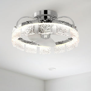 Urban Ambiance - Ceiling Fan - UHP9530 Mediterranean Indoor Ceiling Fan, 9 - 3/4''H x 20