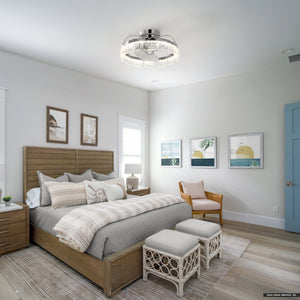 Urban Ambiance - Ceiling Fan - UHP9530 Mediterranean Indoor Ceiling Fan, 9 - 3/4''H x 20