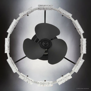 Urban Ambiance - Ceiling Fan - UHP9531 Mediterranean Indoor Ceiling Fan, 9 - 3/4''H x 20