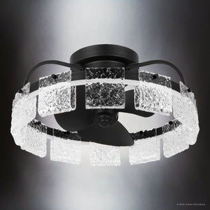 Urban Ambiance - Ceiling Fan - UHP9531 Mediterranean Indoor Ceiling Fan, 9 - 3/4''H x 20