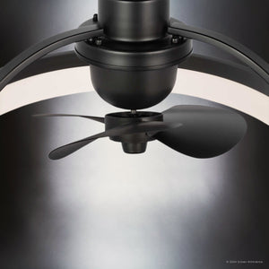 Urban Ambiance - Ceiling Fan - UHP9541 Glam Indoor Ceiling Fan, 8''H x 19 - 3/4