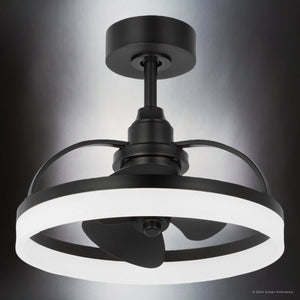 Urban Ambiance - Ceiling Fan - UHP9541 Glam Indoor Ceiling Fan, 8''H x 19 - 3/4