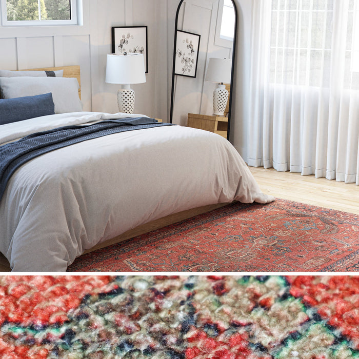 UJR0271 Luxury Power-Loomed Synthetic Low-Pile Rug