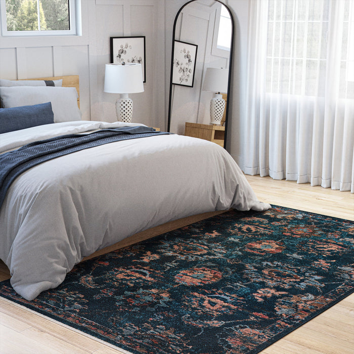 UJR0290 Luxury Power-Loomed Synthetic Plush-Pile Rug