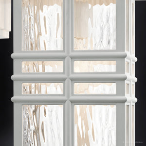 Urban Ambiance - Wall Sconce - UKC10005 Craftsman Outdoor Wall Sconce, 14.25''H x 8''W x 9''Dep, White Finish, Lyndale Collection - 