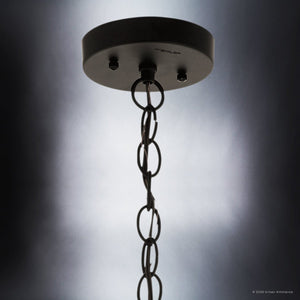 Urban Ambiance - Pendant - UKC10013 Craftsman Outdoor Pendant, 18''H x 9.5''W x 9.5''Dep, Olde Bronze Finish, Lyndale Collection - 