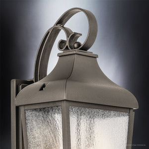 Urban Ambiance - Wall Sconce - UKC10027 Rustic Outdoor Wall Sconce, 31''H x 12''W x 11.25''Dep, Olde Bronze Finish, Norwyn Collection - 