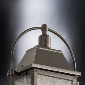Urban Ambiance - Wall Sconce - UKC10043 Craftsman Outdoor Wall Sconce, 23.25''H x 10.5''W x 8''Dep, Olde Bronze Finish, Halbrook Collection - 