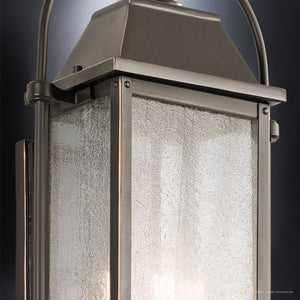 Urban Ambiance - Wall Sconce - UKC10043 Craftsman Outdoor Wall Sconce, 23.25''H x 10.5''W x 8''Dep, Olde Bronze Finish, Halbrook Collection - 