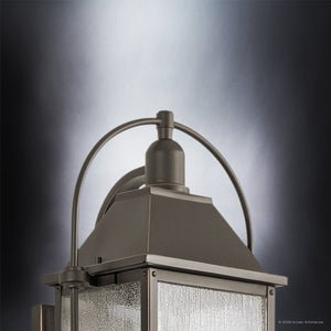 Urban Ambiance - Wall Sconce - UKC10045 Craftsman Outdoor Wall Sconce, 28.75''H x 12.5''W x 9.25''Dep, Olde Bronze Finish, Halbrook Collection - 
